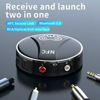 bluetooth receiver transmitter 15m bt 5 0 wireless nfc 3 5mm aux jack rca optical music audio adapter for pc tv car kit speaker