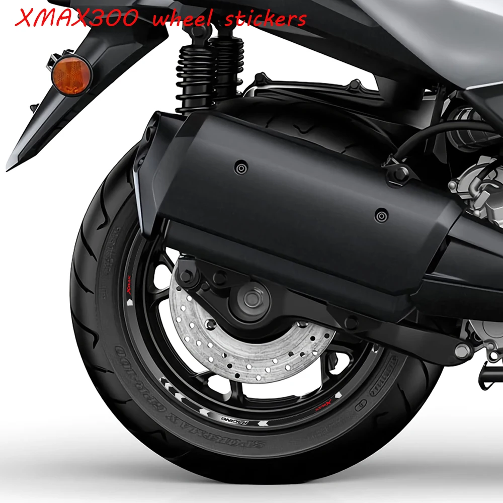 

Светоотражающая полосатая наклейка на колесо для мотоцикла Yamaha Xmax125 XMAX250 XMAX 300