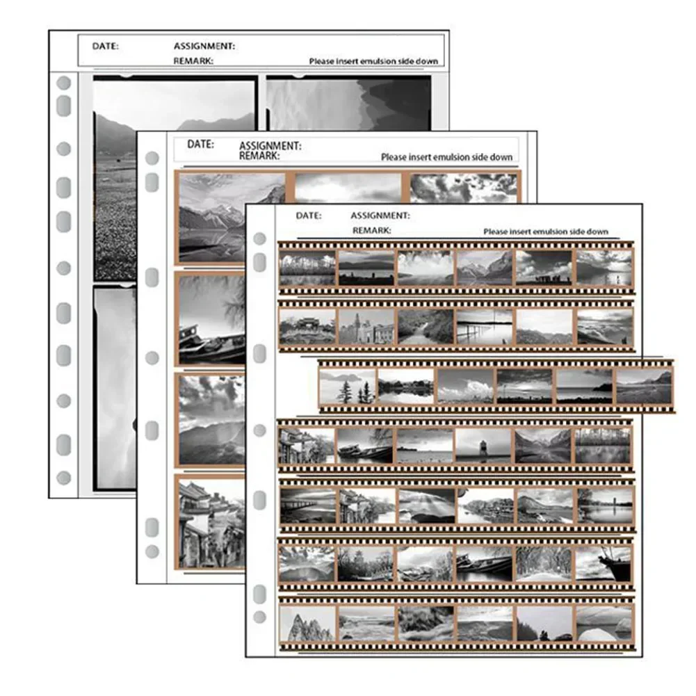 50 шт. отрицательные страницы 135 мм для хранения пленки кислотные пакеты