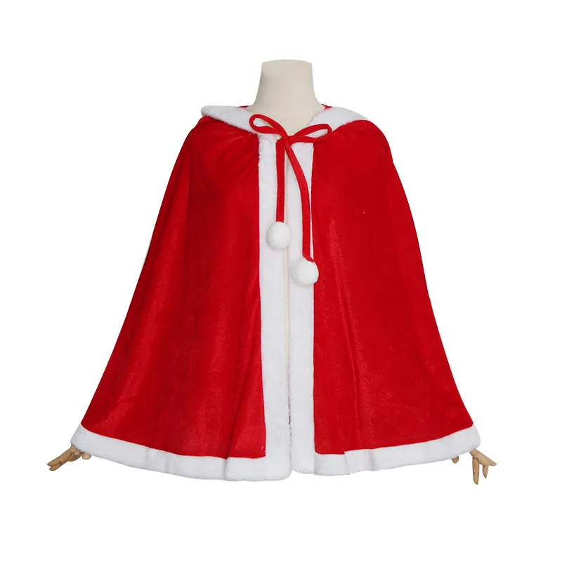 

Cloak Children's Cloak Dress Up Clothing European and American Popular Red Adult Cosplay Christmas Costume Christmas Cos Anime