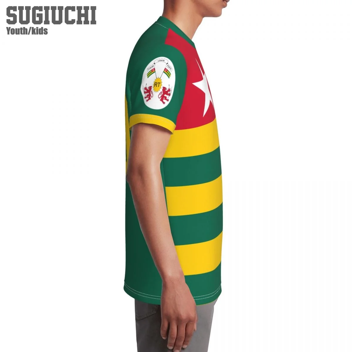 Пользовательское имя номер флаг Того эмблема 3D футболки для детей молодежные