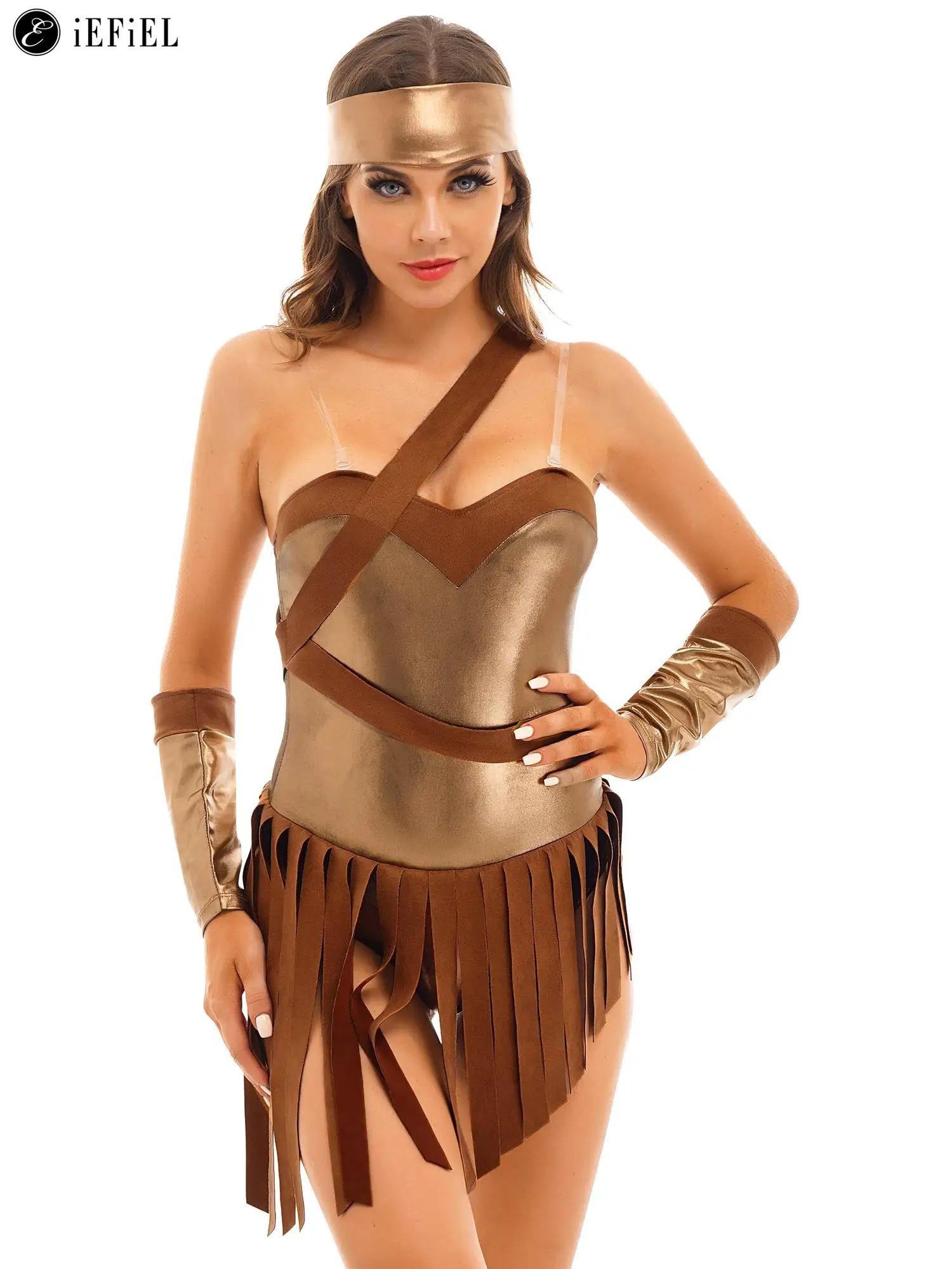 

Women's Roman Gladiator Costume Princess Halloween Carnival Spartan Warrior Medieval Knight Roman Soldier Cosplay Fancy Dress