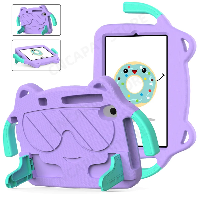 

Милый детский чехол из ЭВА для Alcatel Joy Tab 2 / TKEE Mid / 3T 8 2020 8 дюймов, портативный противоударный чехол для планшетного ПК с подставкой сзади