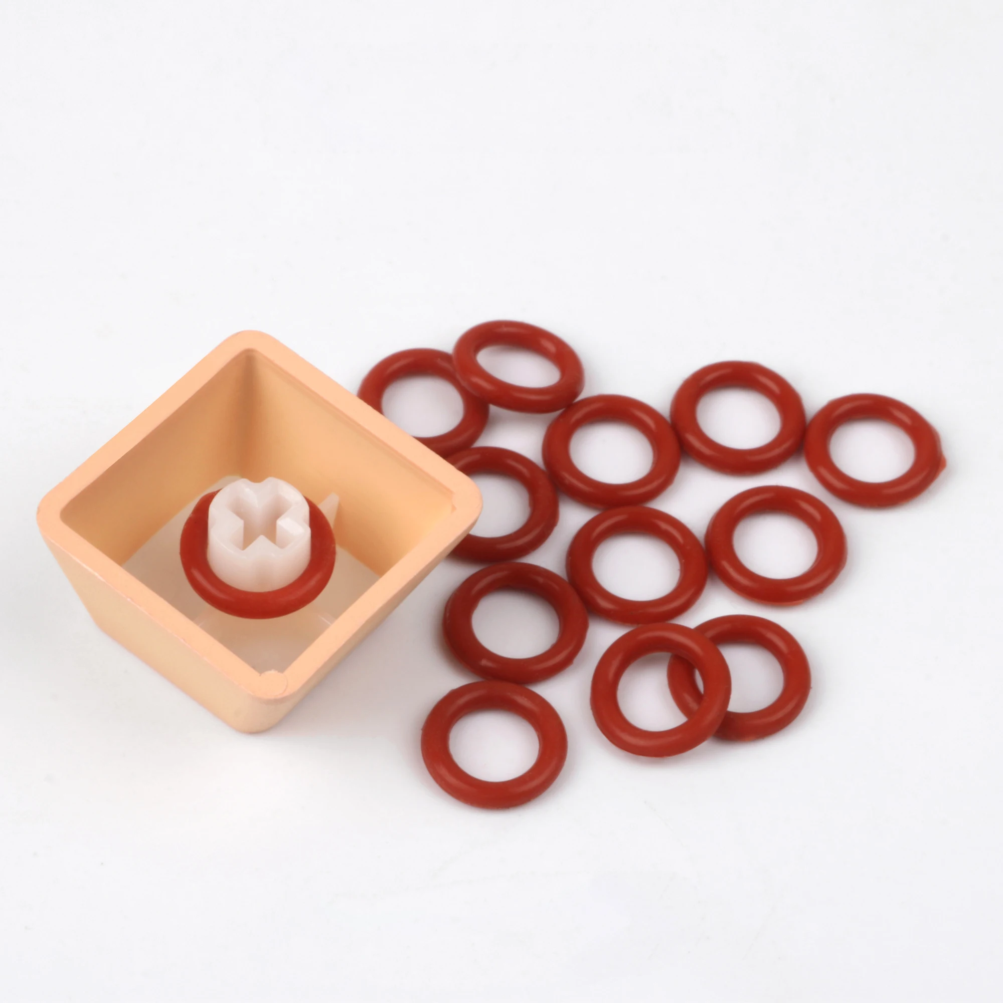 

Mute Coil for Office Mechanical Keyboard Keycaps Blue White Black Red Color Optional Quiet Typing for Laptop Desktop PC Gamer