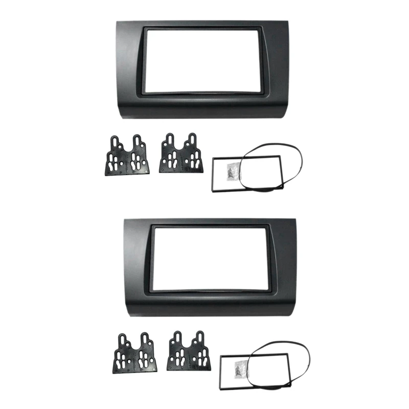

2X For Suzuki Swift 2005-2010 2 Din Audio Panel DVD Navigation Panel Frame Car Fascias Stereo Radio Panel