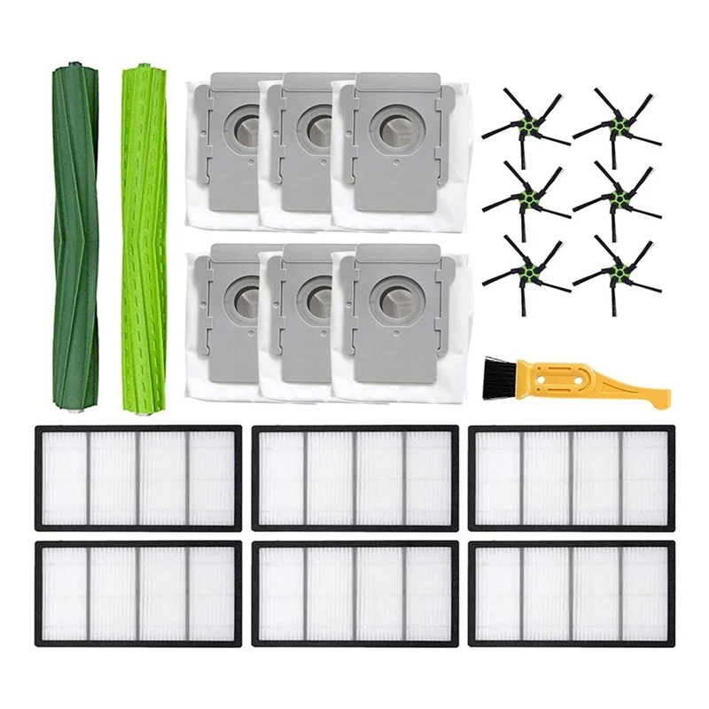 

Main Brush Side Brush HEPA Filter Replacement Accessories Compatible For Irobot Roomba S9 S9+ Robot Vacuum Cleaner