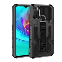 Armor Shockproof Bracket Case For Infinix Hot Play Kickstand Phone Cover for Infinix Note LIte Protective Coque Fundas