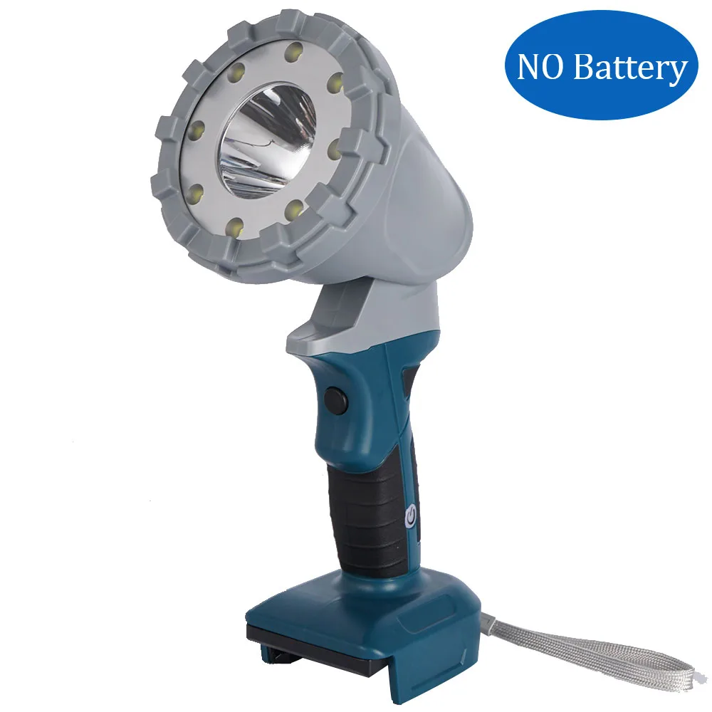 

Светодиодный фонарь, уличный Точечный светильник, 3 режима, USB для Makita 18 в, литий-ионный аккумулятор BL1830 BL1430 LXT400, светильник для поиска