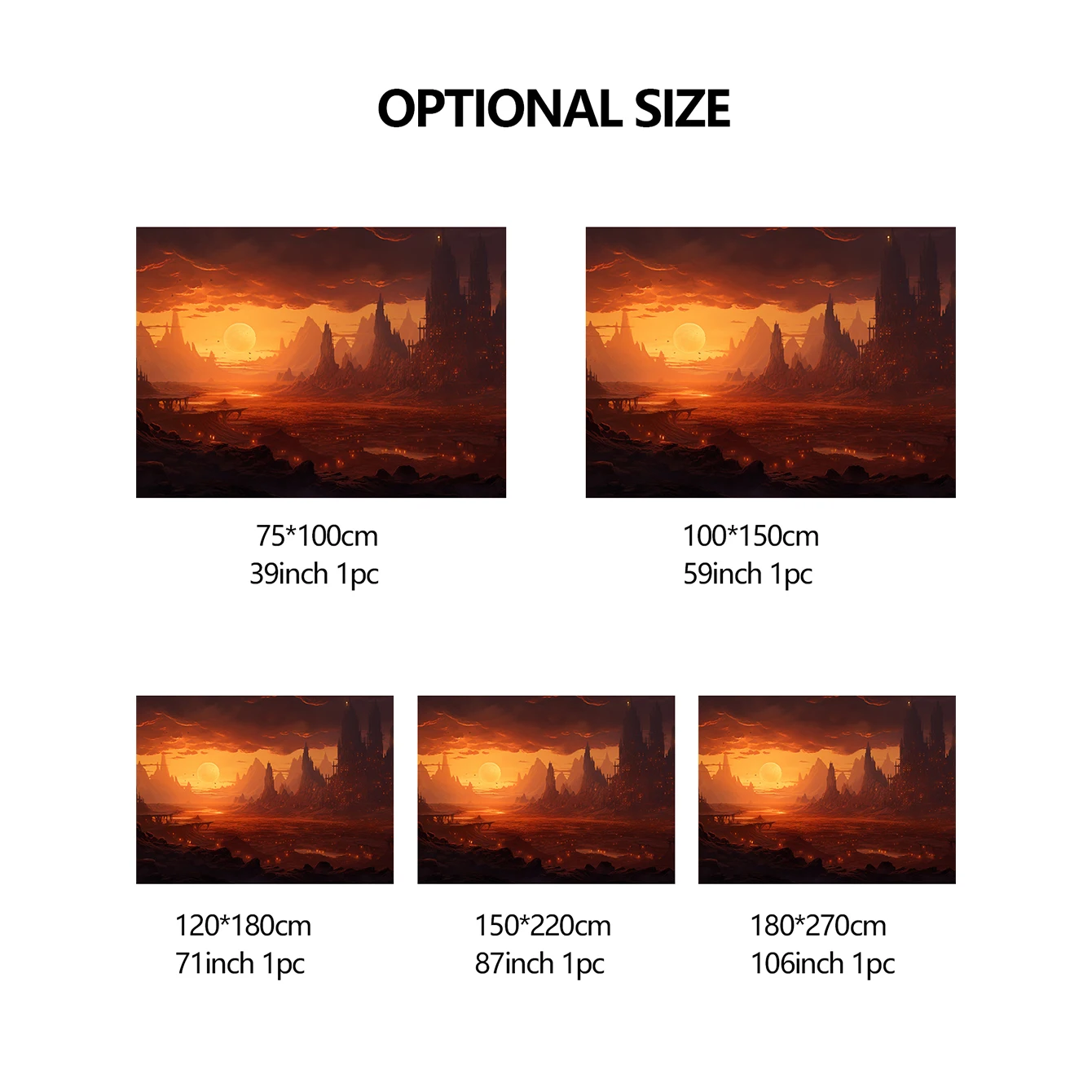 Мультяшный пейзаж мечты спальня гостиная комната гобелен ремонт общежития