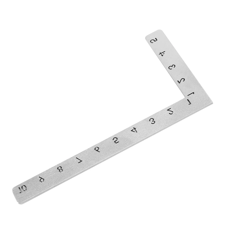

Mini Square 10X5cm 90 Degree Stainless Steel Angle Ruler Small Turning Ruler Woodworking