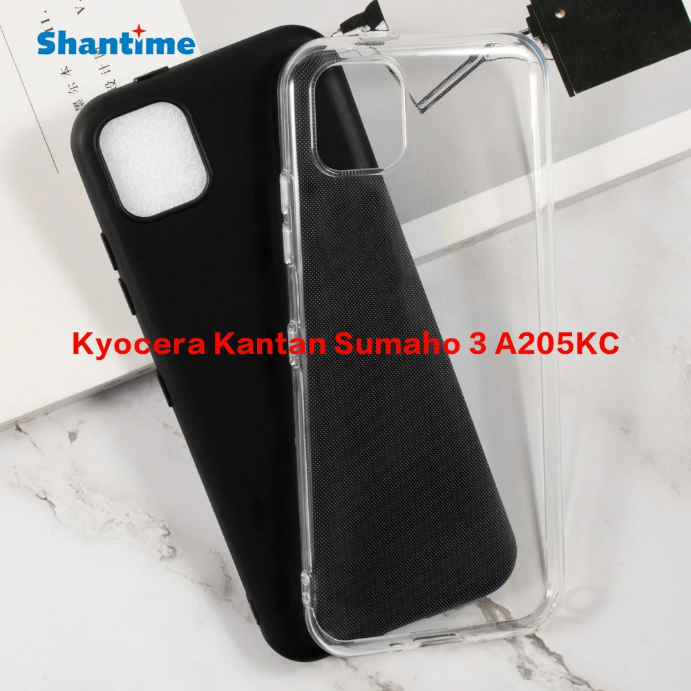Силиконовый защитный чехол-накладка для телефона Kyocera Guangzhou Sumaho 3 A205KC, мягкий чехол из ТПУ для карандаша Sumaho 3 A205KC