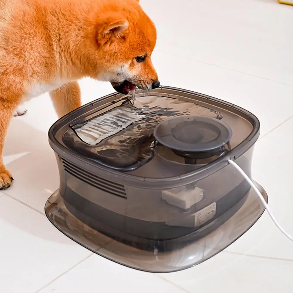 

Power Saving Pet Water Fountain Efficient Multi-layer Filtration Pet Water Dispenser Encourages Hydration Low Noise Usb for Dogs