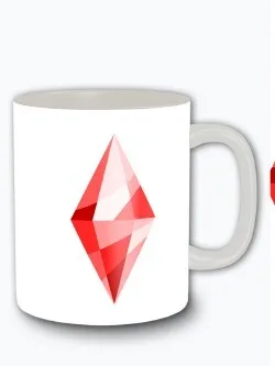 Кружка белая игры the sims 4 (симс пламбоб кристалл PS 5 3 Xbox 360 ONE PC Switch ios - Цена: 