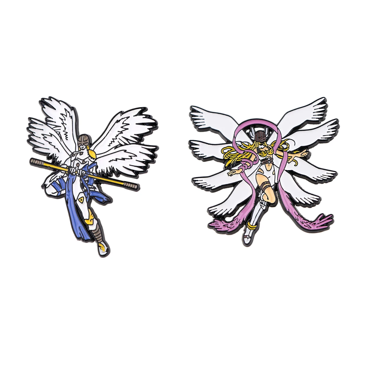 KKZ252 Anime Figure Angel Enamel Pin Women's Brooch Lapel Pins On Backpack Badges For Clothes Jewelry Accessories Fans |