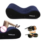 Надувное кресло Toughage со складной подушкой, с длинной подушкой, расслабляющая секс-позиция, мебель для пар