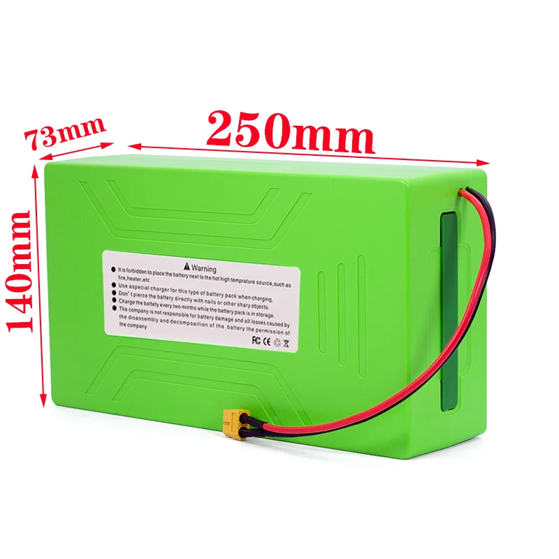 

18650 Electric Bicycle Battery 48V 30Ah with Plastic Waterproof Shell 350W~1500W Modified Bicycle Scooterbattery Built-in 30ABMS