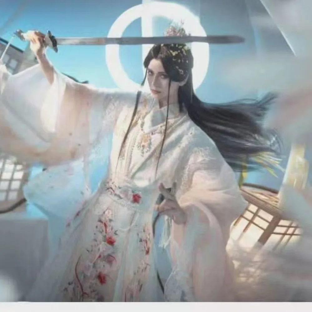 Фото Китайский сериал Heaven Official's Blessing 2HA Xie Lian Chuwanning Косплей Костюм Xie Lian Cos Платье Белый Hanfu Полный комплект №2