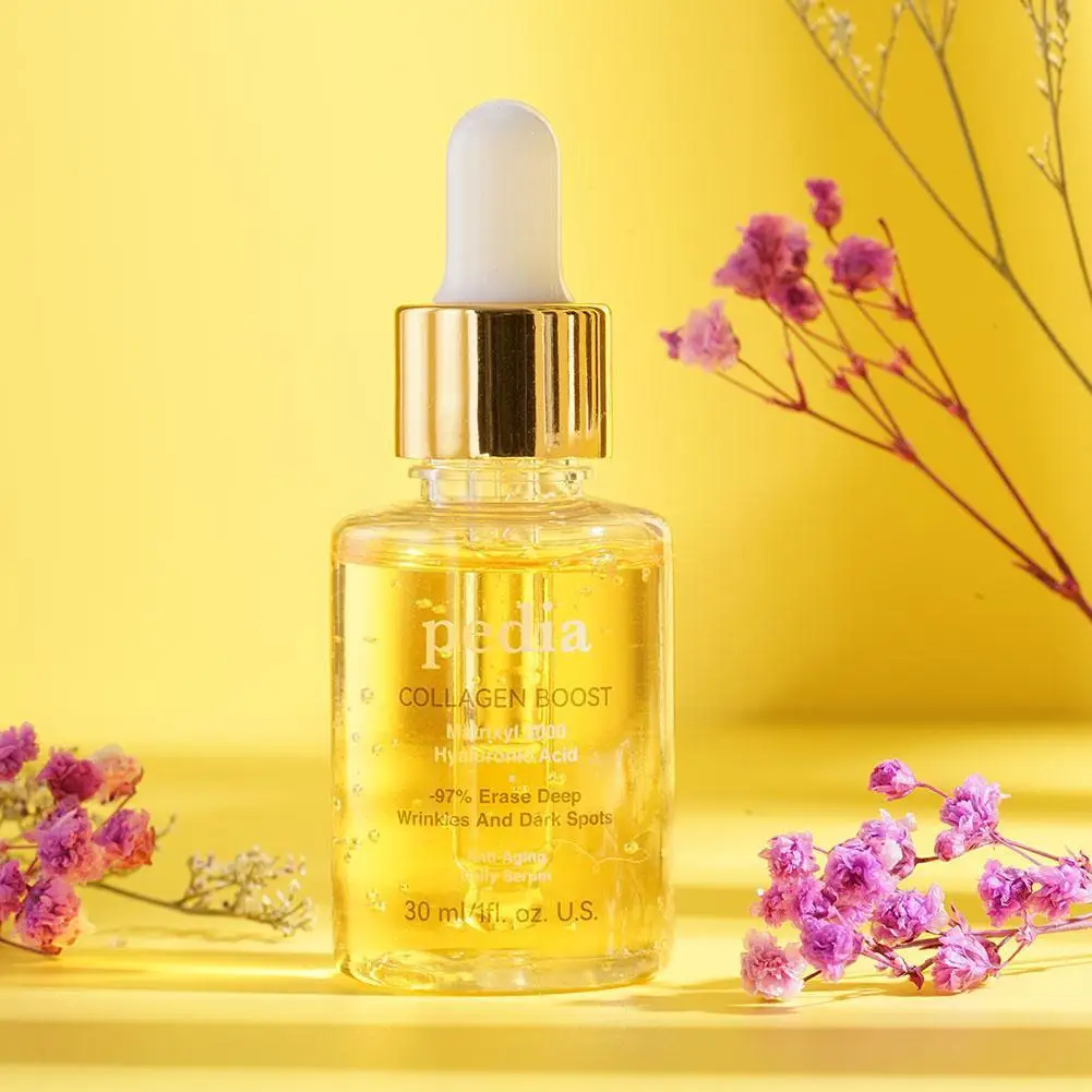 

Collagen Boost Face Serum Essence Anti Wrinkle Anti Skin Face Facial Moisturizing Remove Serum 30ML Care Aging Whitening Wr G5R2