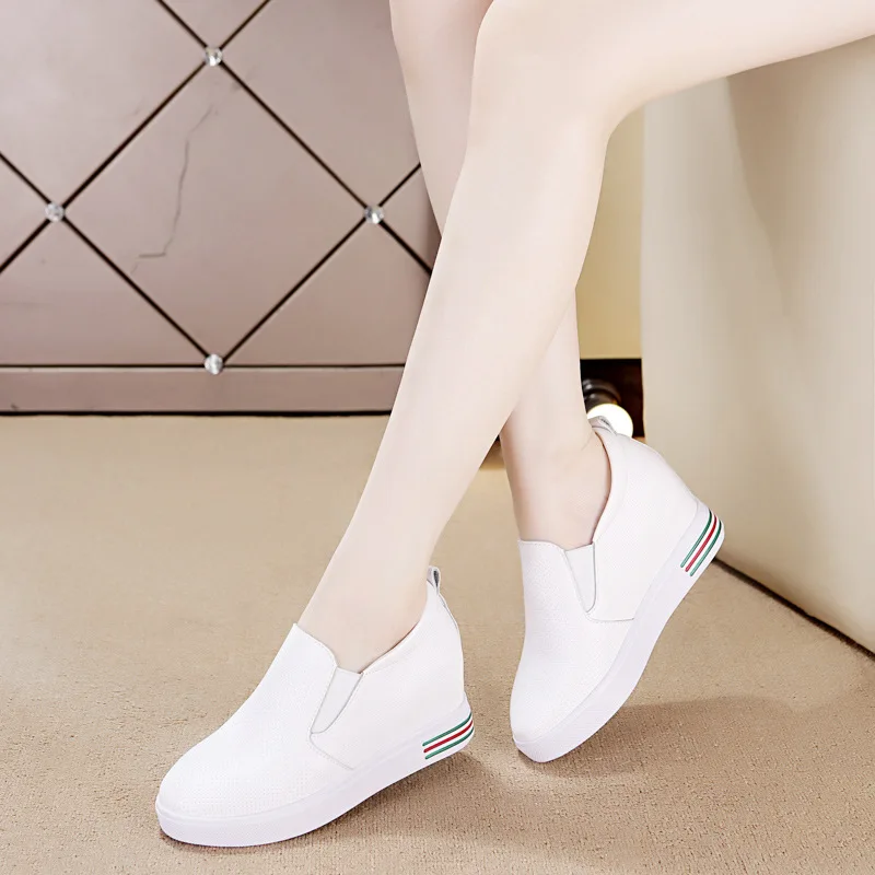 обувь женская весна женские лоферы летняя кеды осень Женские Дышащие с круглым