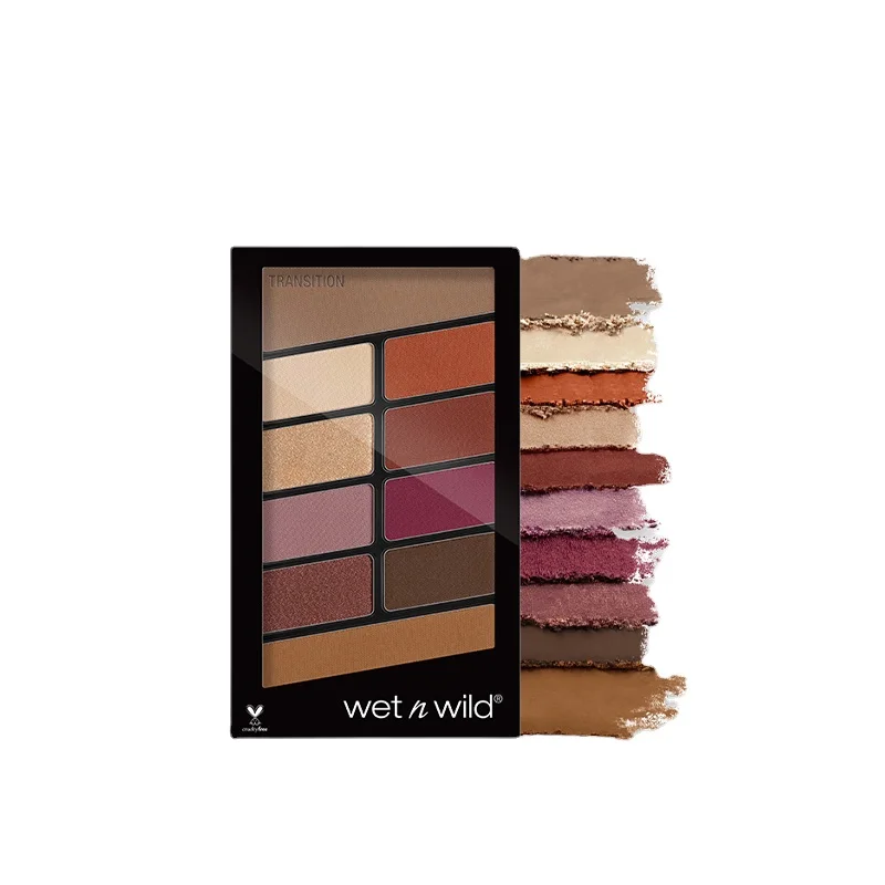 Палетка теней для век Yywet N Wild Wet Sunset Rose десять цветов