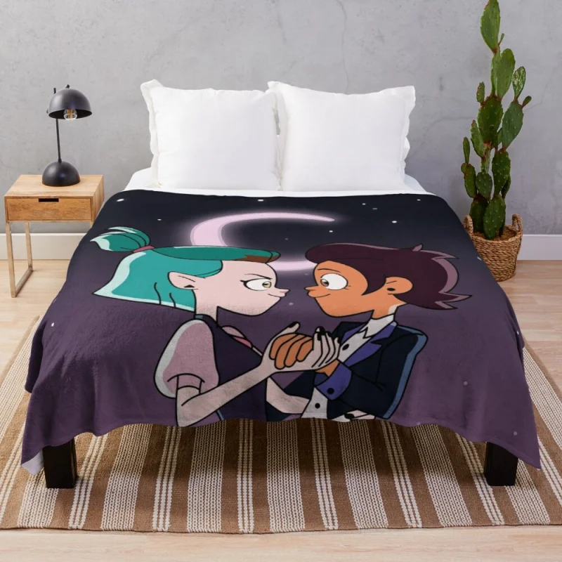 

Lumity Dance | The Owl House Throw Blanket Summer Bedding Blankets
