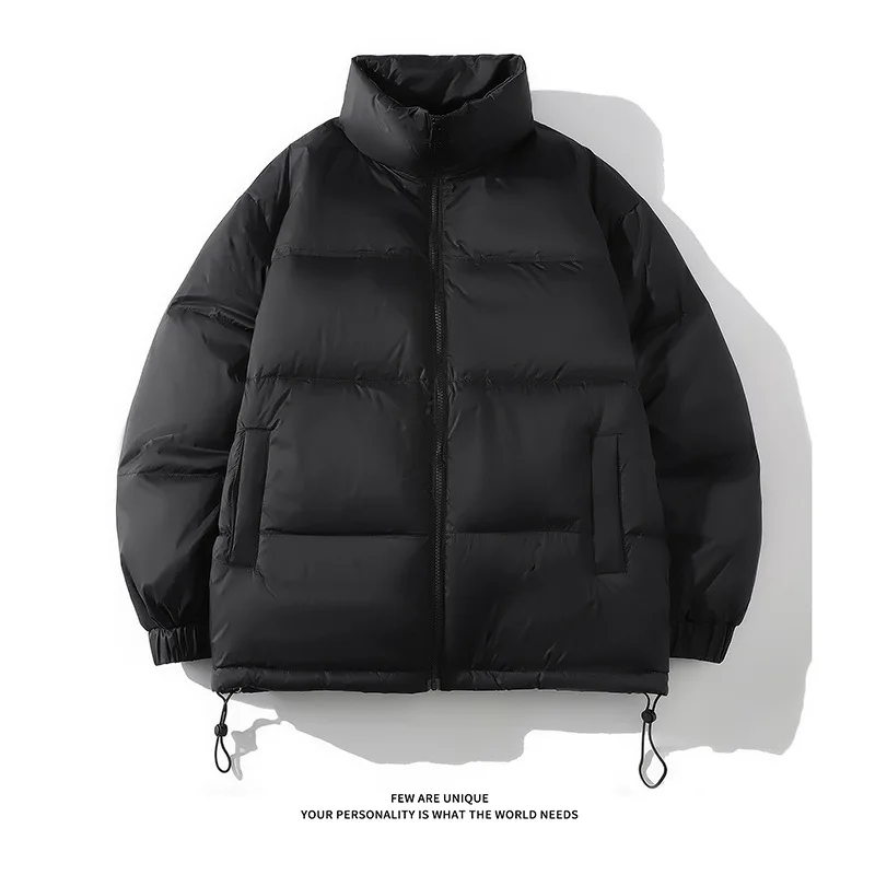 Новинка зимняя темно-синяя темно-зеленая Черная мужская куртка с