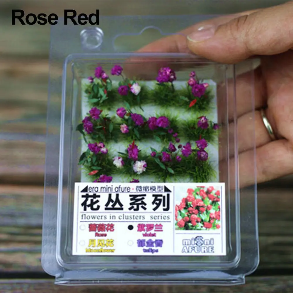 

Миниатюрный цветочный кластер из смолы