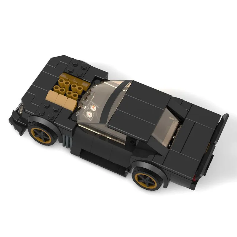 234 шт. модель автомобиля moc First Muscle Car Speed Champion креативная головоломка строительный