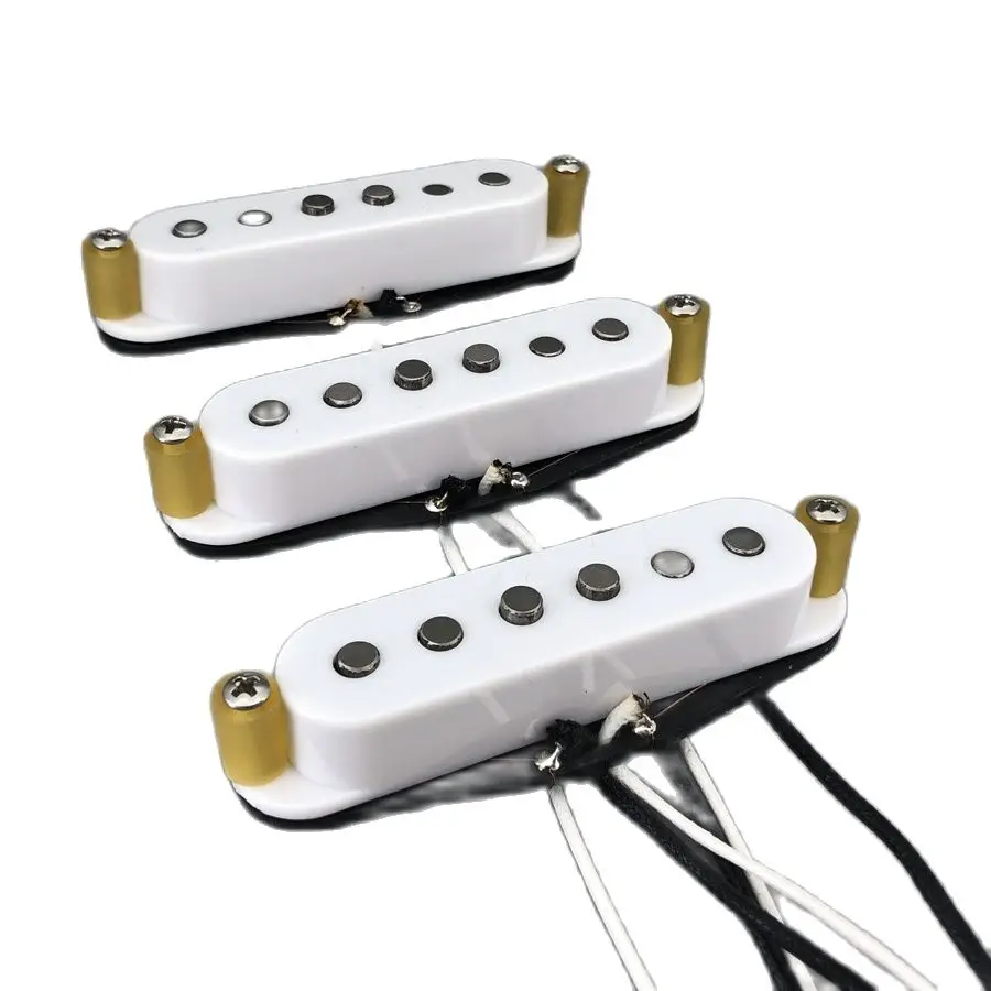 

New Vintage V60 SSS Single Coil Handwound Alnico 5 Guitar Pickups 42 Heavy Formvar Wires