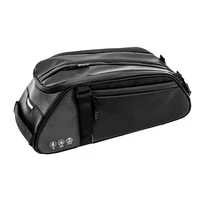 bike reflective rear rack bag waterproof bicycle trunk pannier 8l capacity trunk storage bag cycling back seat cargo carrier