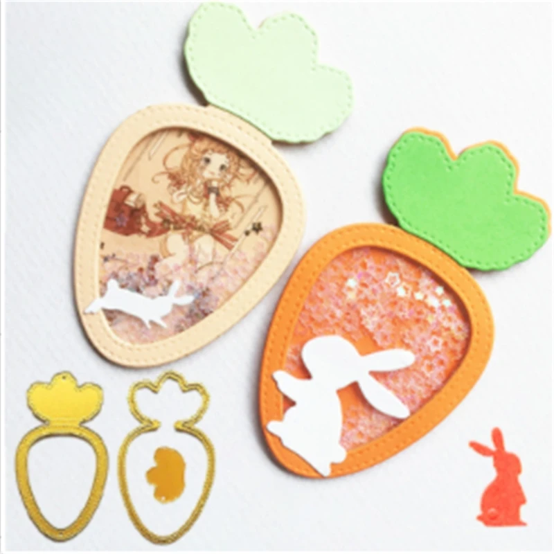 Пасхальные металлические Вырубные штампы в виде моркови |