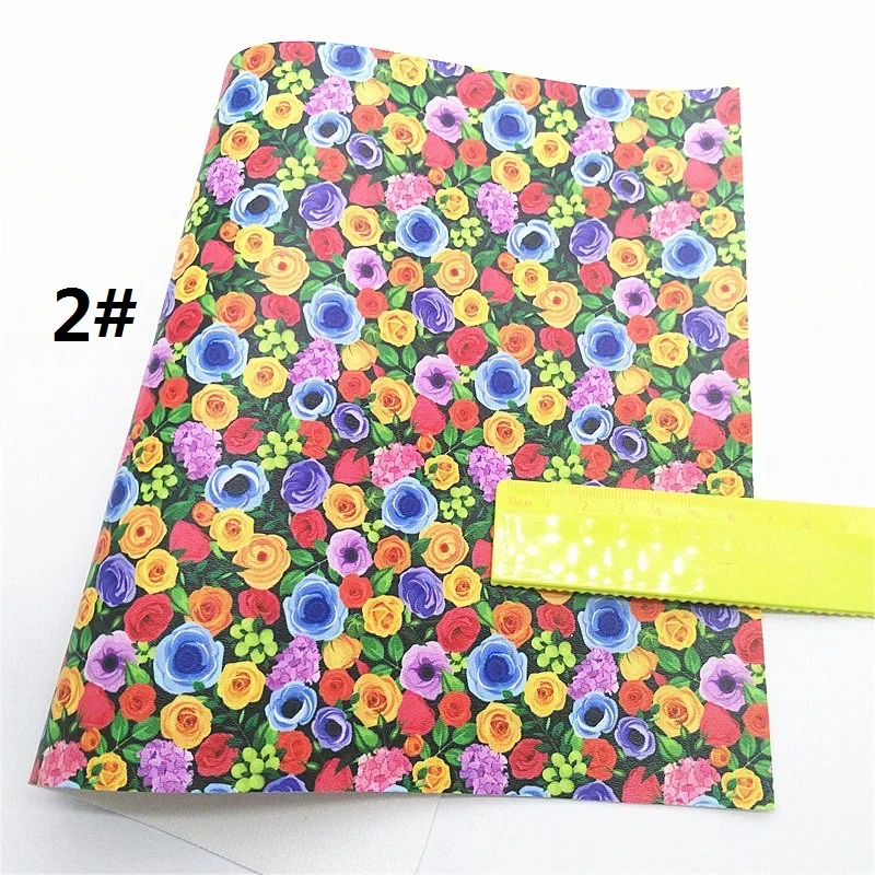 Роза цветы темные цвета печатная синтетическая искусственная кожа с фетровой