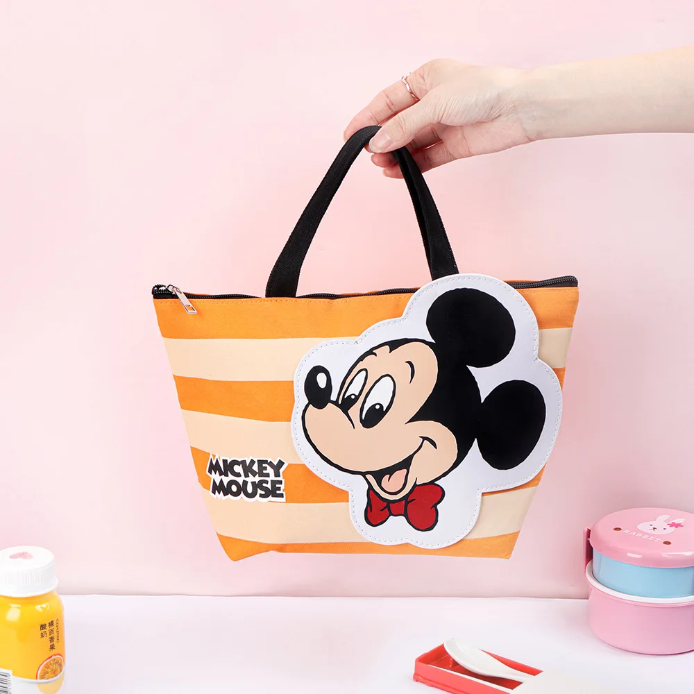 Disney Tote Lunch Bag for Women Girls Minnie Michie Tote Bag Cute Stylish Multi-purpose Bag for Office Workers Free Shipping