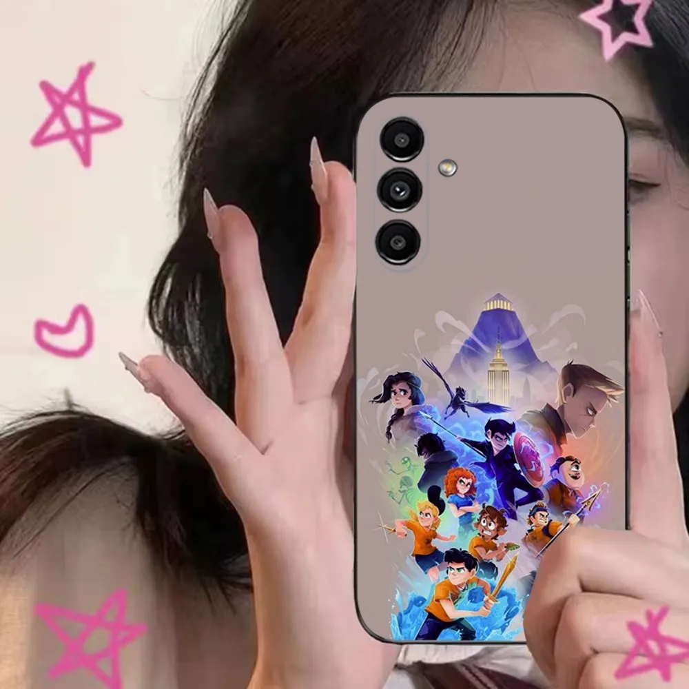 Чехол для телефона P-Percy J-Jackson Samsung S24 S21 S22 S23 S30 Ultra S20 Plus Fe Lite Note 10 9 5G черный мягкий