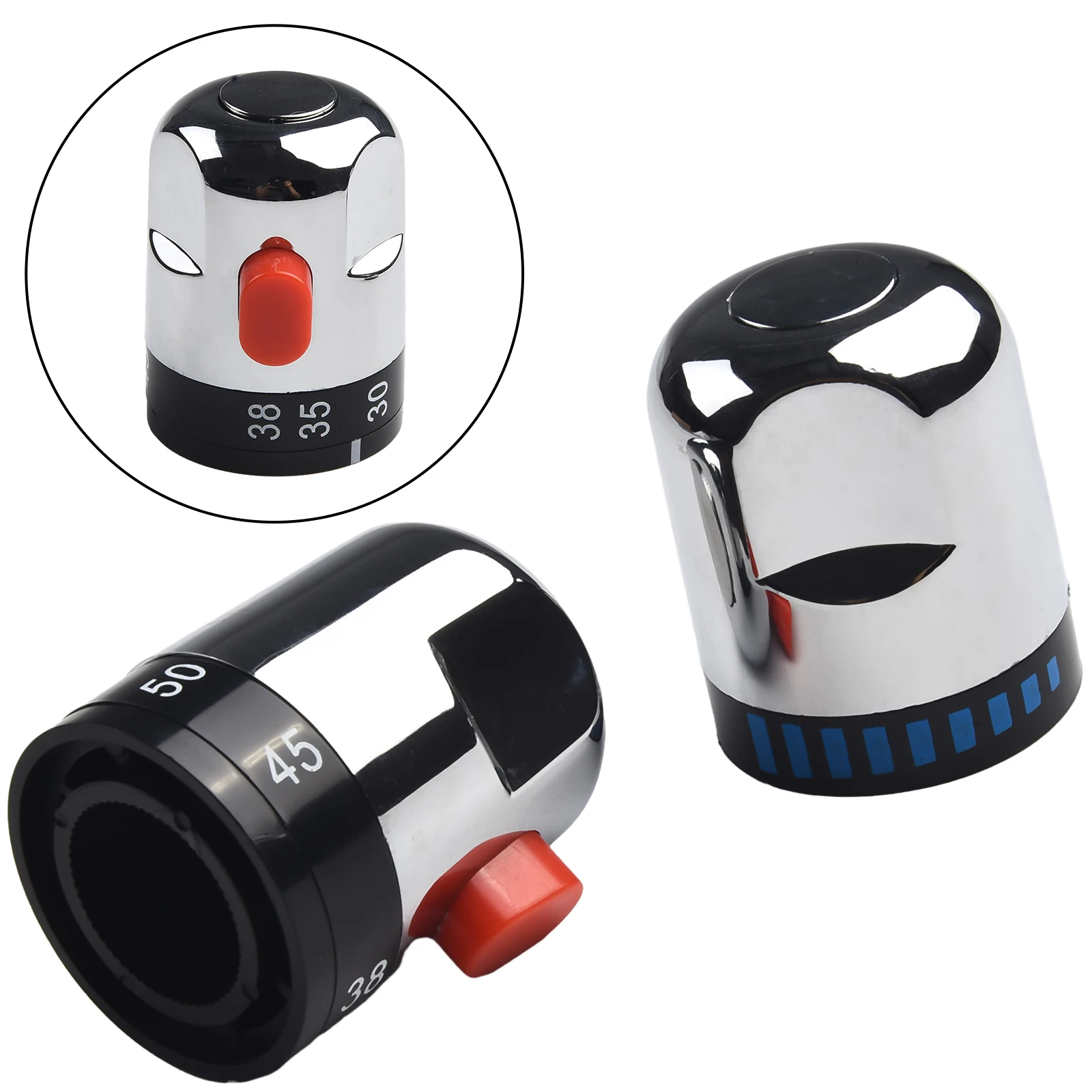 Ручки управления для зеркала ванны Хромированный смеситель Вкл./Выкл. Душ