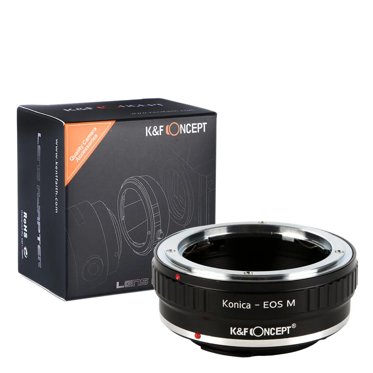 

K&F Concept Lens Adapter for Konica mount lens to Canon EOS M camera M1 M2 M3 M5 M6 M50 M100