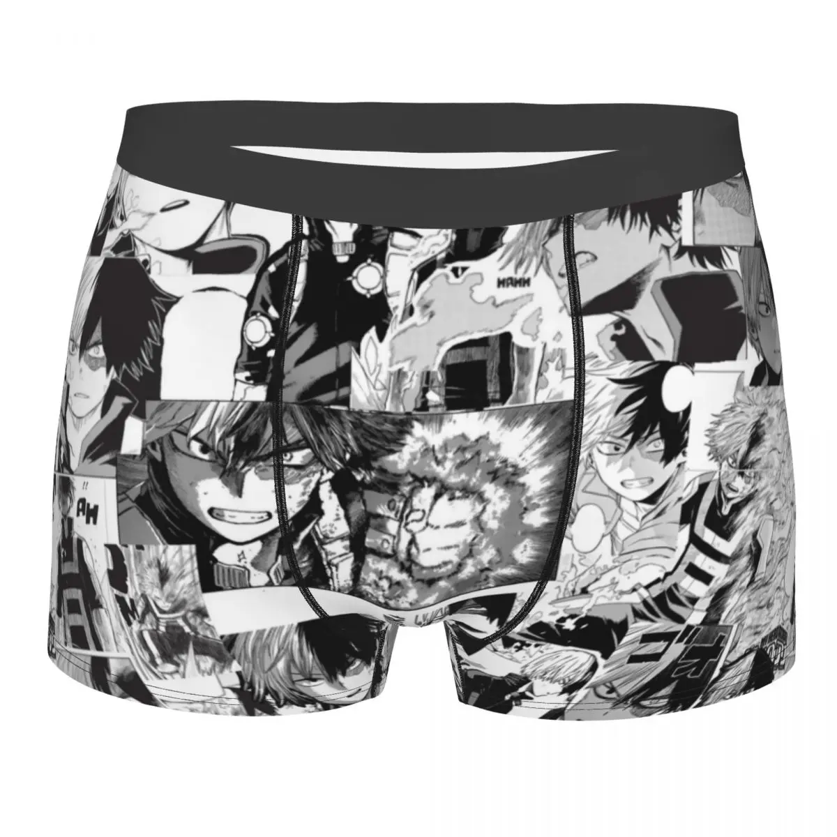 

Men Todoroki Shoto Underwear My Hero Academia Anime Manga Novelty Boxer Briefs Shorts Panties Homme Breathable Underpants S-XXL