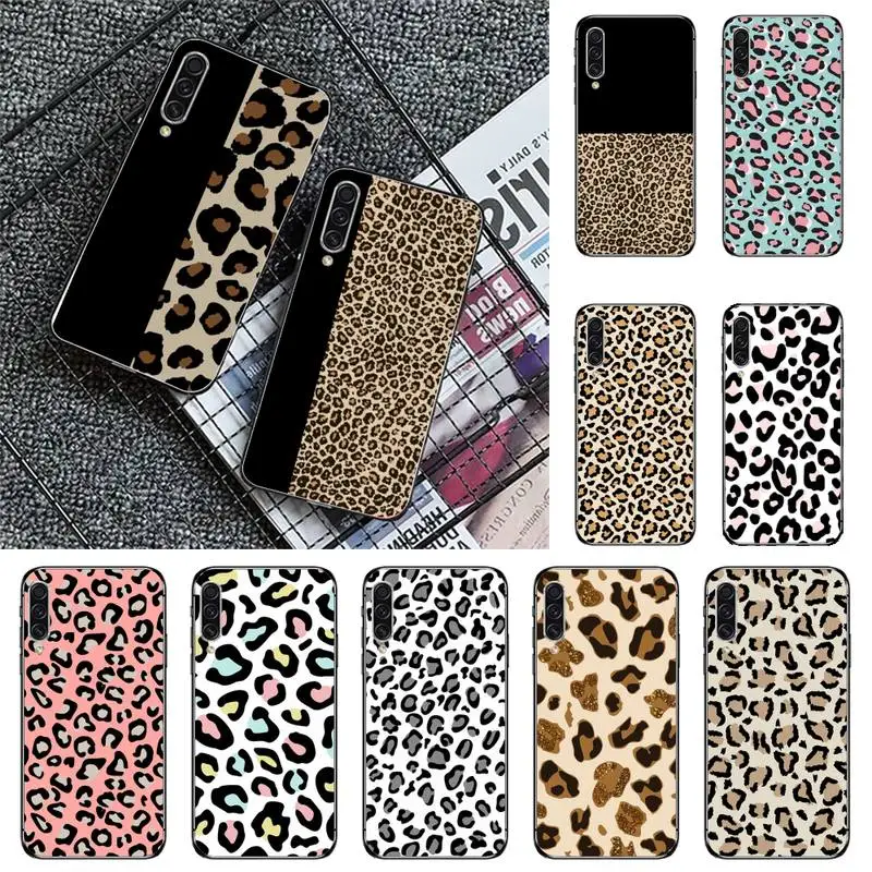 

Fashion Leopard Print Pattern Phone Case For Samsung galaxy A S note 10 12 20 32 40 50 51 52 70 71 72 21 fe s ultra plus