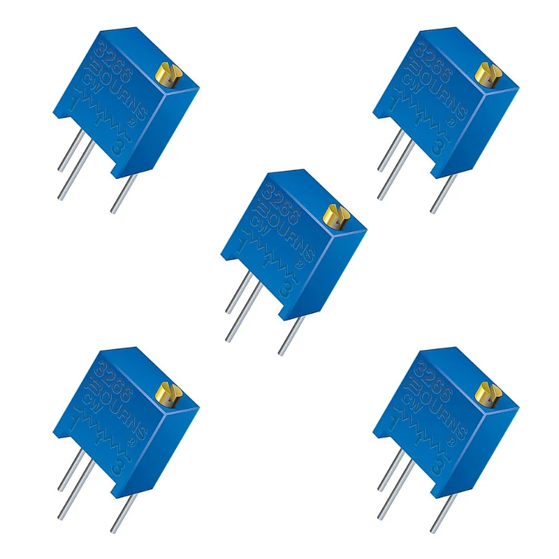 

5Pcs 3266W Precision Adjustable Potentiometer 100R 200R 500R 1K 2K 5K 10K 20K 50K 100K 200K 500K1M Ohm DIY Trimmer Potentiometer