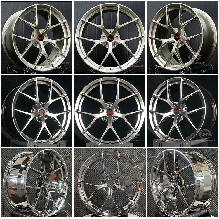 Фото Кованые легкосплавные диски с полыми спицами 5x120 5x112 для M2 F87 M3 F80 G80 M4 F82 G82 M5 F90 RS6 RS7 R8 S4 A35 №4