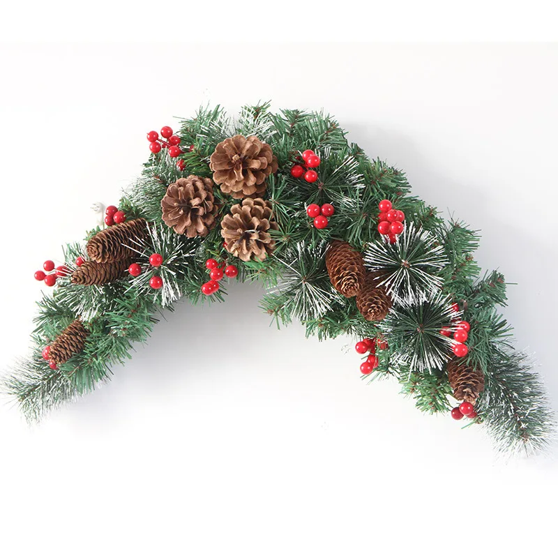 Рождественский венок Xindie подвесные двери рождественские украшения из лозы для