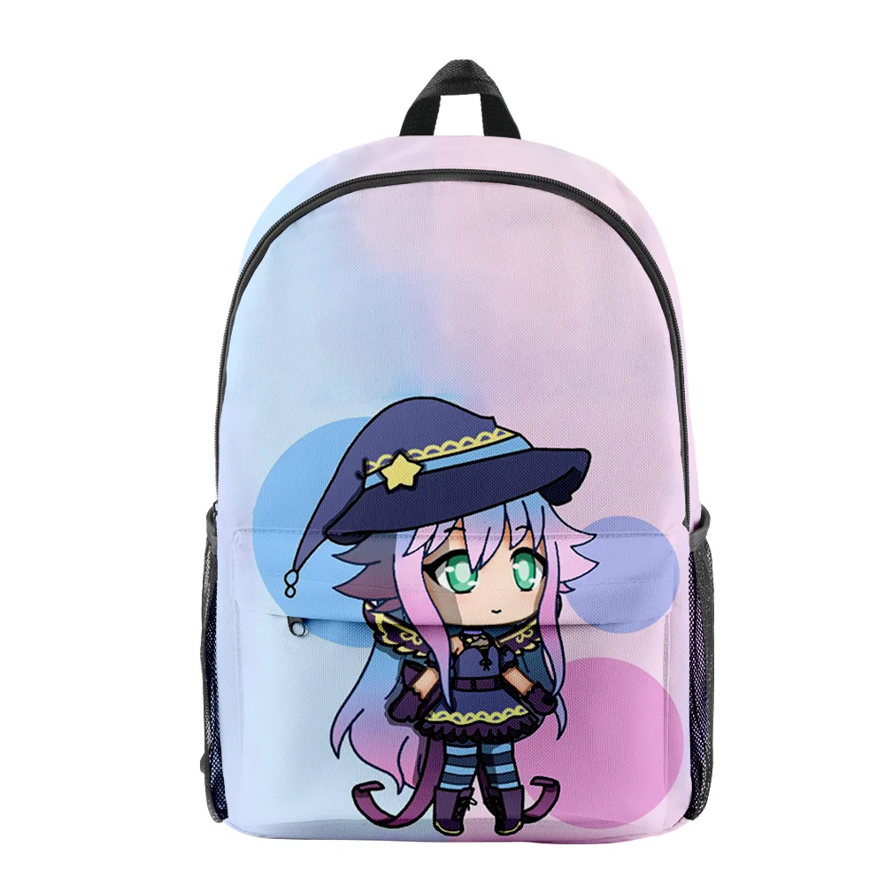 

Harajuku Kawaii Gacha Life 3D Printed Student School Bags Youthful Notebook Backpacks Oxford Waterproof Boys/Girls Travel Bags