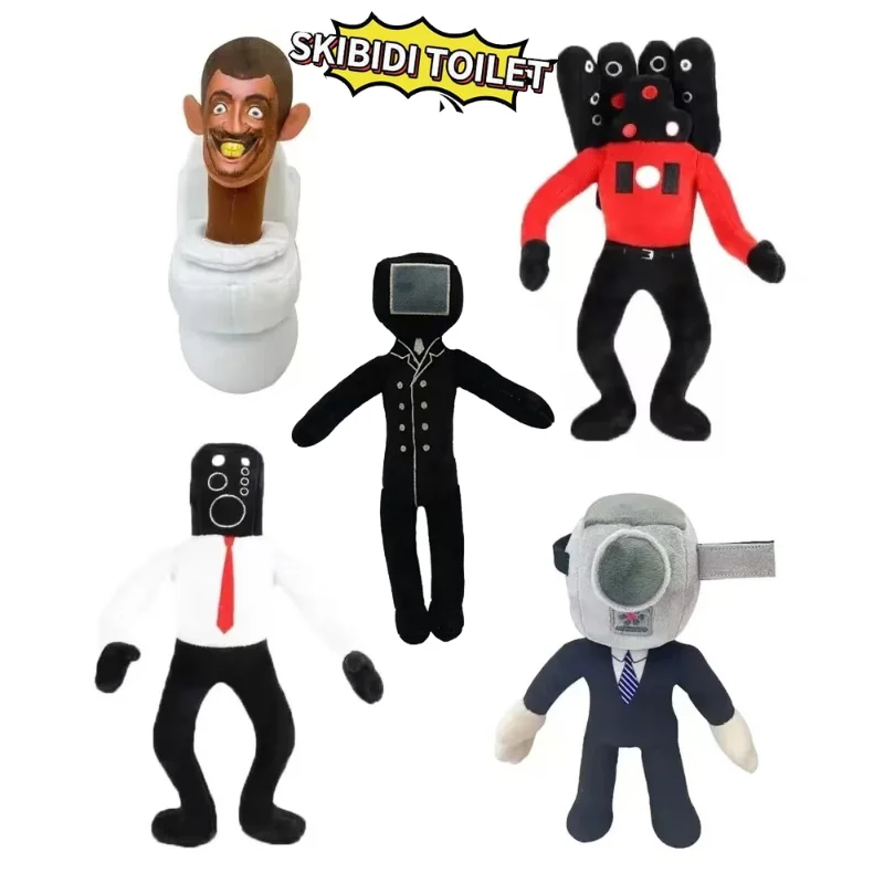 

Skibidi Toilet Plush 28cm Anime Plush Toy Plush Toy Stuffed Animals Soft Funny Plush Children Christmas Birthday Gifts Doll