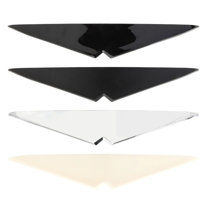 

68UF Motorcycle Front Headlight Trim Motorbike Accessories Upper Tip Cover Headlamp Eyelid Sticker for Road CVO Glides 15-20