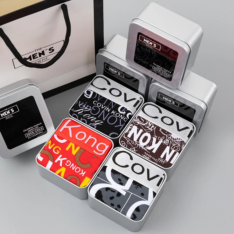 Men's Panties Set Boxers Men Cotton Man Undrewear Comfortable Men's Briefs Soft Underwear Men Breathable Men's Shorts Sexy Style