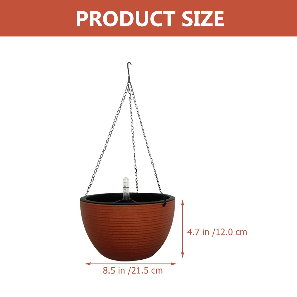 

Flowerpot Small Hanging Baskets Plants Planter Type Indoor Pots Wall Outdoor Plastic