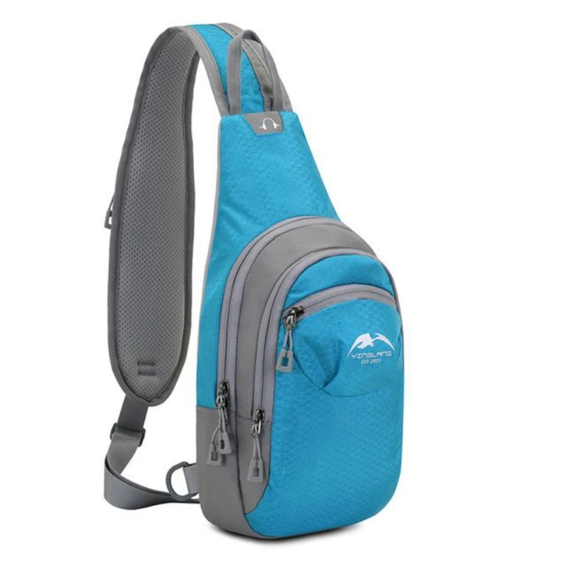 Men's Travel Hiking Backpack Women's Chest Backpack Outdoor Multifunctional Anti-spill Shoulder Crossbody Bag Fishing Bag