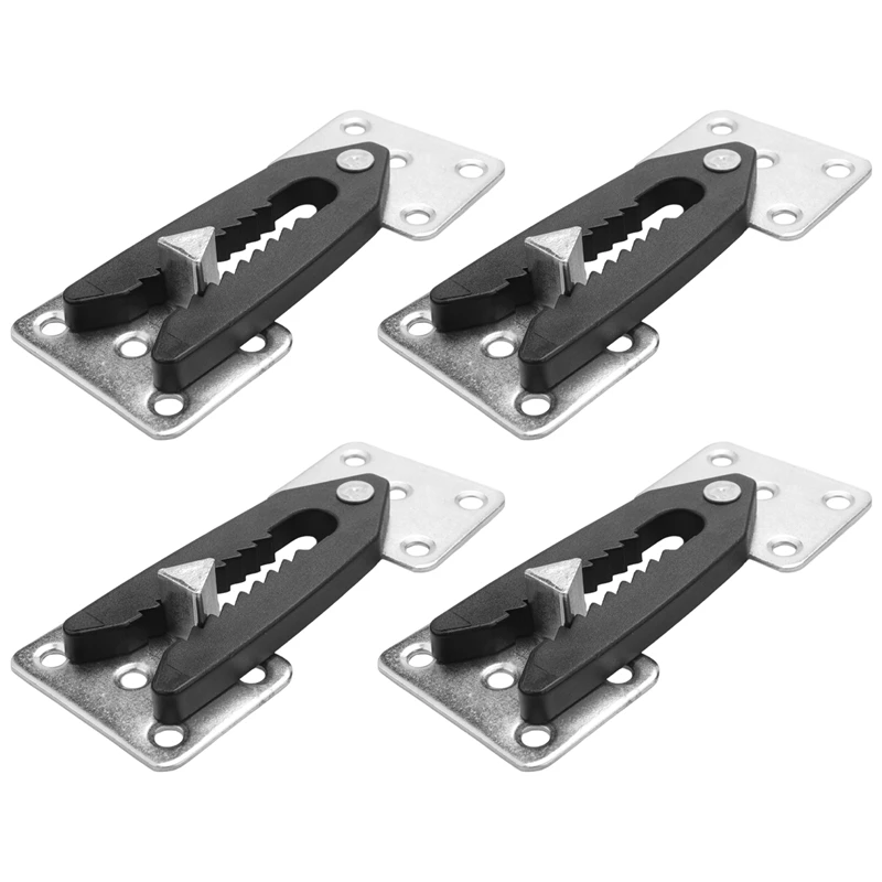 

Promotion! Sectional Couch Connector, 4 Pcs Metal Sofa Joint Snap Alligator Style Sectional Couch Connector