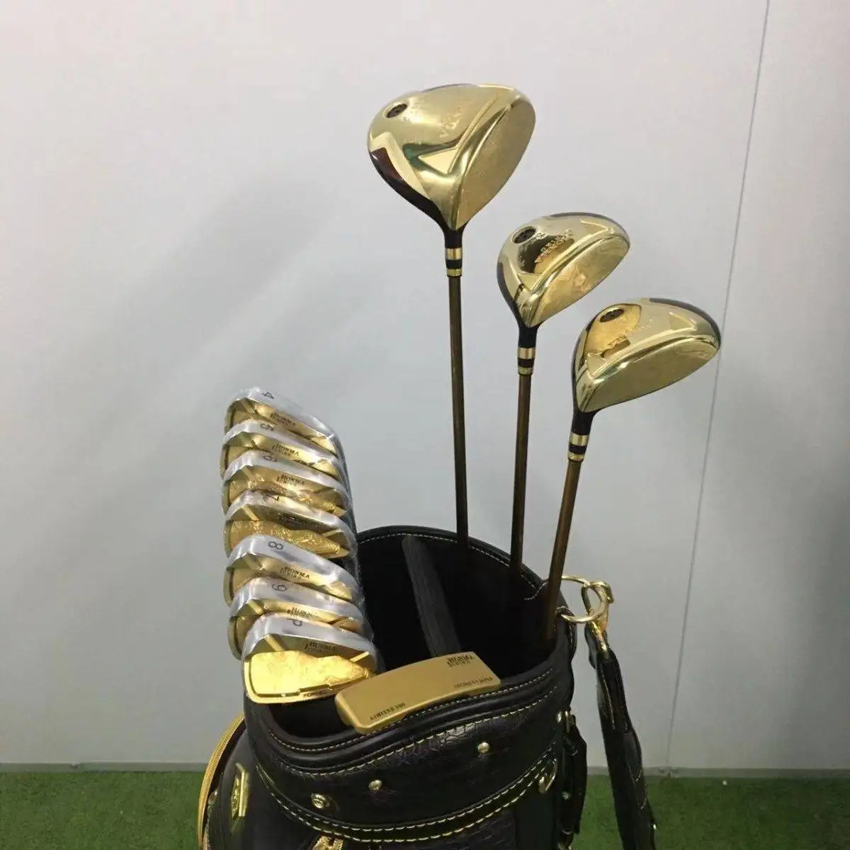 

golf clubs New Ichiro Honma Original Set Driver+Fairway Wood+Ut+Irons+Putter Graphite Shaft S or R or SR With Bag