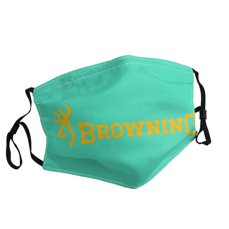 

Brownings Logo Mask Anti Dust Washable Face Mask Protection Cover Unisex Respirator Mouth-Muffle
